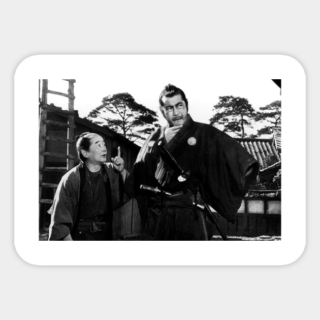 Seven Samurai Mifune Sticker by MiljanaVuckovic